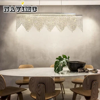 

Italian Postmodern Minimalist Nordic LED Crystal Decorative Light for Kitchen Dining Lighting