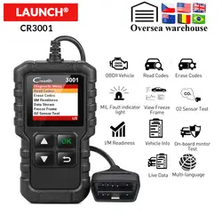 Запуск X431 Creader 3001 полный OBD2 OBDII код читателя инструменты сканирования CR3001 Автомобильная диагностика obd-ii инструмент PK AD310 ELM327 OM123 сканер