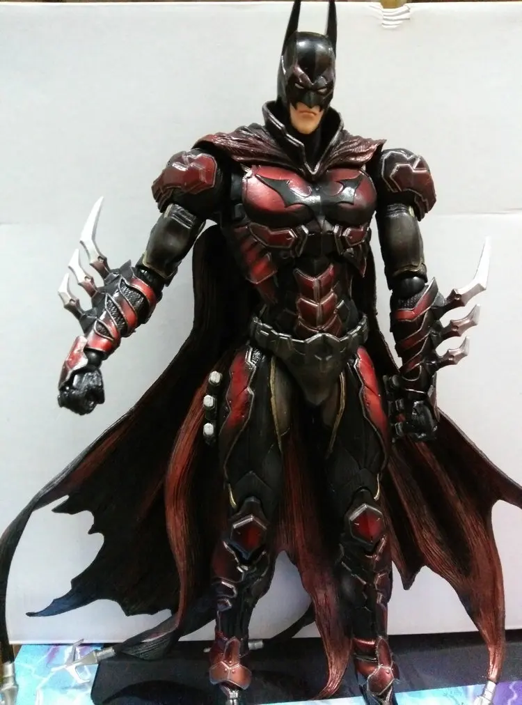 PA super heroes dc экшн-фигурки Play Arts kai Justice League Темный рыцарь красный Бэтмен 27 см горячая модель игрушки носки darts коллекция