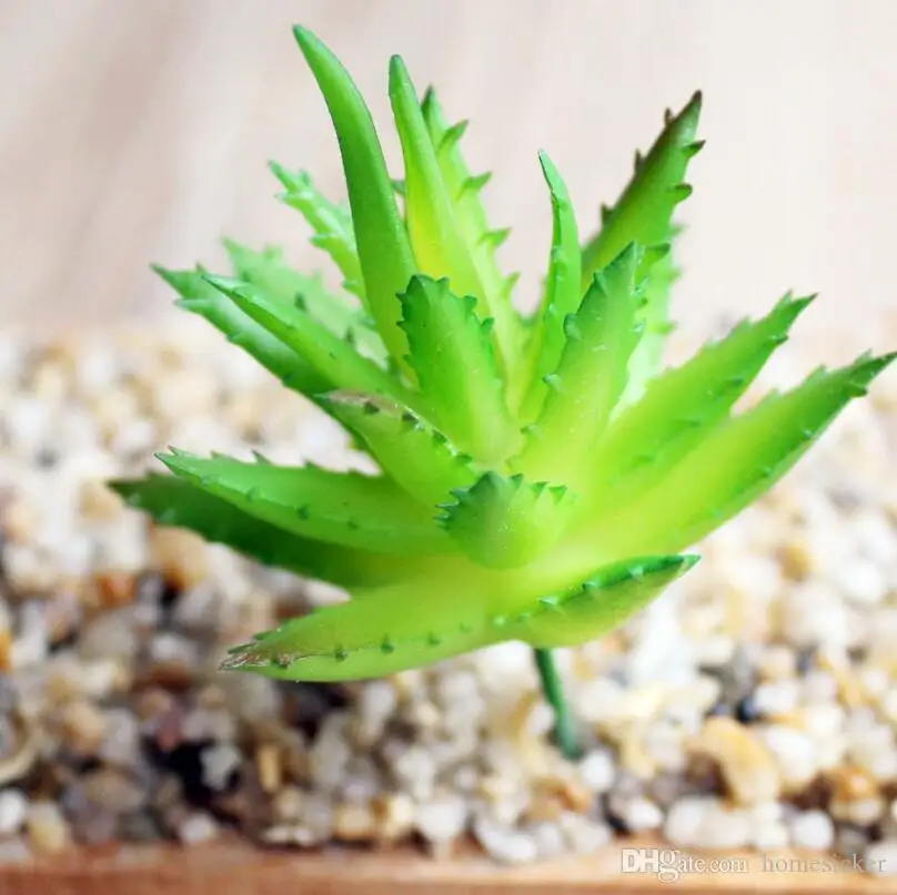 Charming Faux Artificial Succulent Plants Emulational Cactus Plants for Office Home Table Desk Garden Displayed Mini Flower Decoration