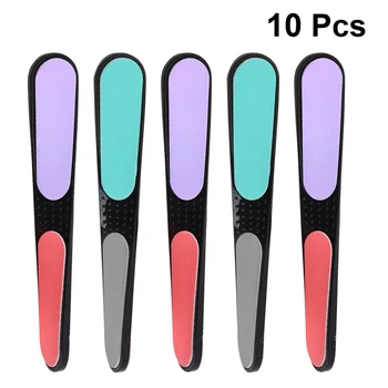 

10pcs Four Sided Nail Files Multi-function Nail File Nail Grinding Tool Nail Art Manicure Tool