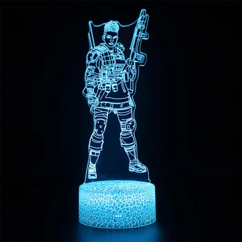 

Cartoon 3D Novelty Light LED Lights APEX Legends Nightlight Battle Royale Battle Led Night USB Touch Sensitive Light