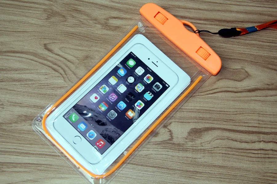 ZOTOBON Floating Airbag Swimming Bag Waterproof Mobile Phone Pouch Cell Phone Case for Swim Diving Surfing Beach Use Bag H62