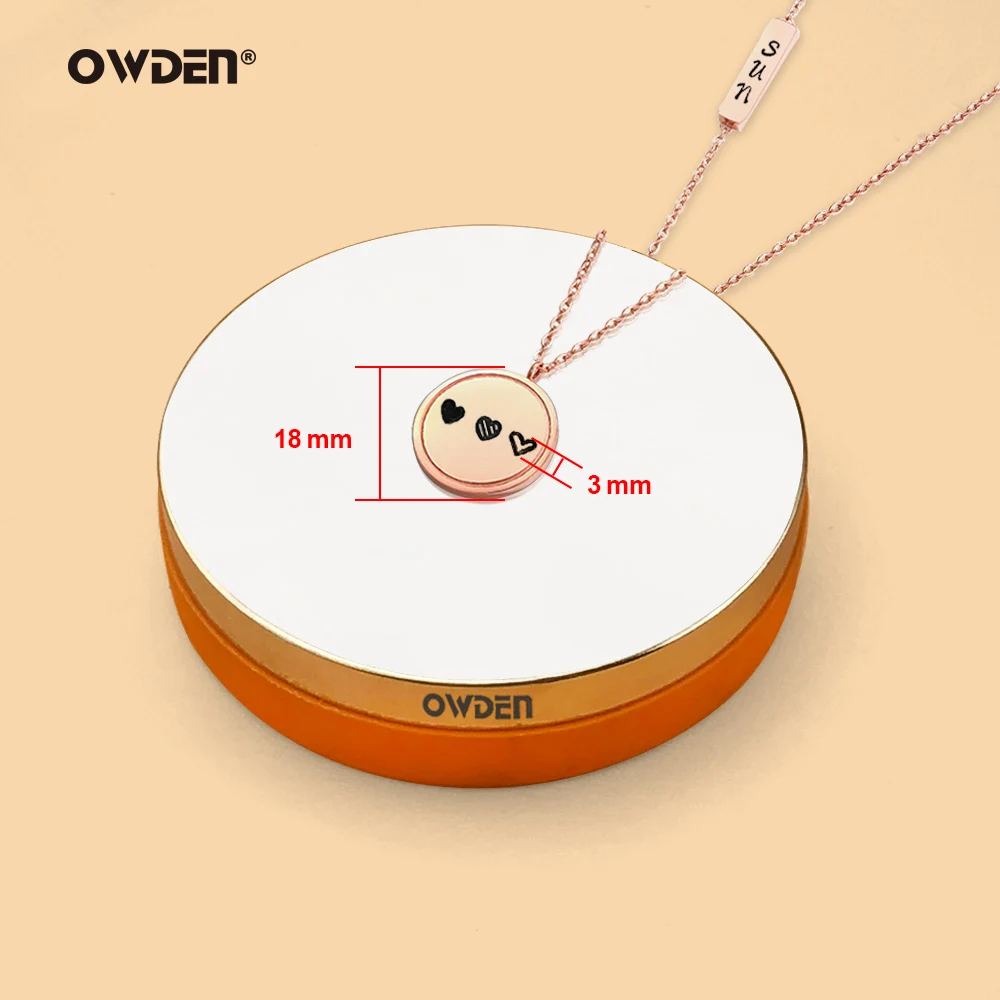 OWDEN-쥬얼리 스탬핑 3mm 스틸 금속 스탬프 세트, 하트 디자인 모양 펀치 도구, DIY 도구, 스틸 쥬얼리 펀처 세트, 6 개