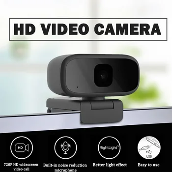 

USB Web Camera 360 Degree Rotating HD Webcam for Video Calling and Recording