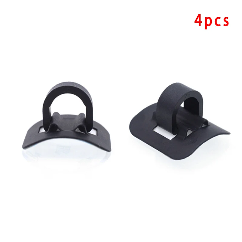 4Pcs Aluminum Bicycle Cable For Shifter Brake Set Oil Tube Fixed Clamp Conversion Trap Adapter Frame U Buckle Tubing Clip Guide