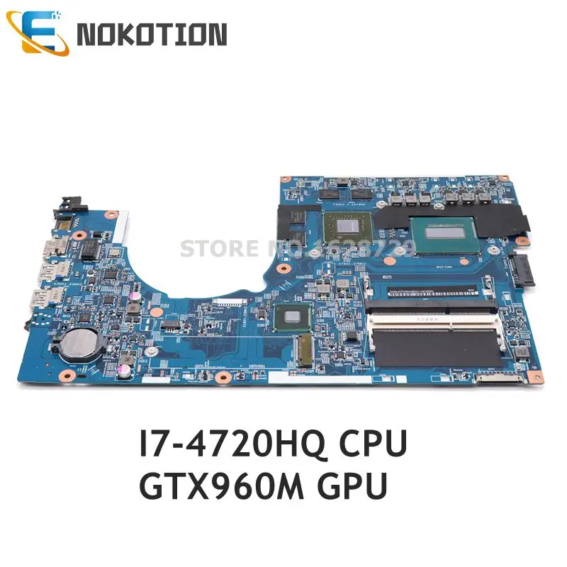 Материнская плата NOKOTION для ноутбука Acer aspire VN7 791 448.02G07.001M NBMUT11002 SR1Q8 791G CPU