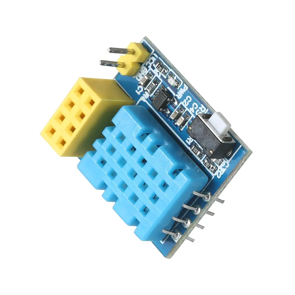 Big Discount BRS Temperature Humidity Sensor Module ESP8266 DHT11 ESP-01S Serial Wireless Transceiver Adapter Board for Arduino 
