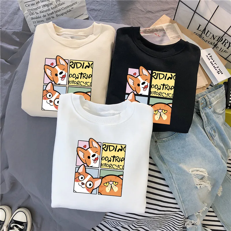 Mulheres Harajuku толстовки сделать вело Outono Pulôver Kpop Kawaii аниме Japonês Косплей Shiba «Лисья Секретная служба»(Inu Moletom Infantil Menino sudadera mujer