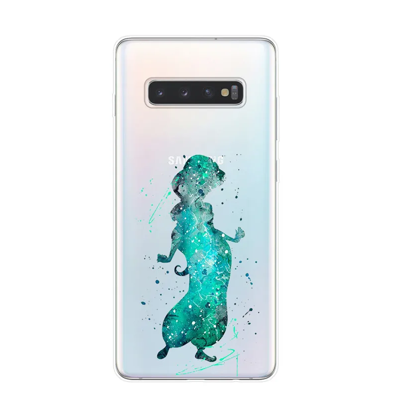 T6470 Акварельный художественный чехол с русалкой для samsung Galaxy S10 S9 S8 Plus S6 S7 Edge S10E Lite 5G - Цвет: T6470