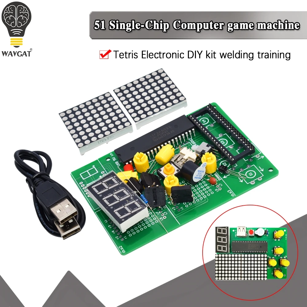 Kit de jogo diy retro clássico eletrônico solda tranning conjunto cobra  avião corrida com acrílico caso mini game console