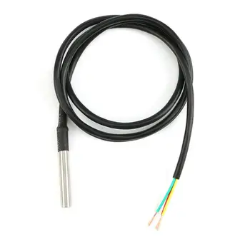 

Taidacent Programmable Resolution 1 Wire Digital Thermometer Probes Metal Waterproof Ds18b20 Temperature Sensor Probe With Cable