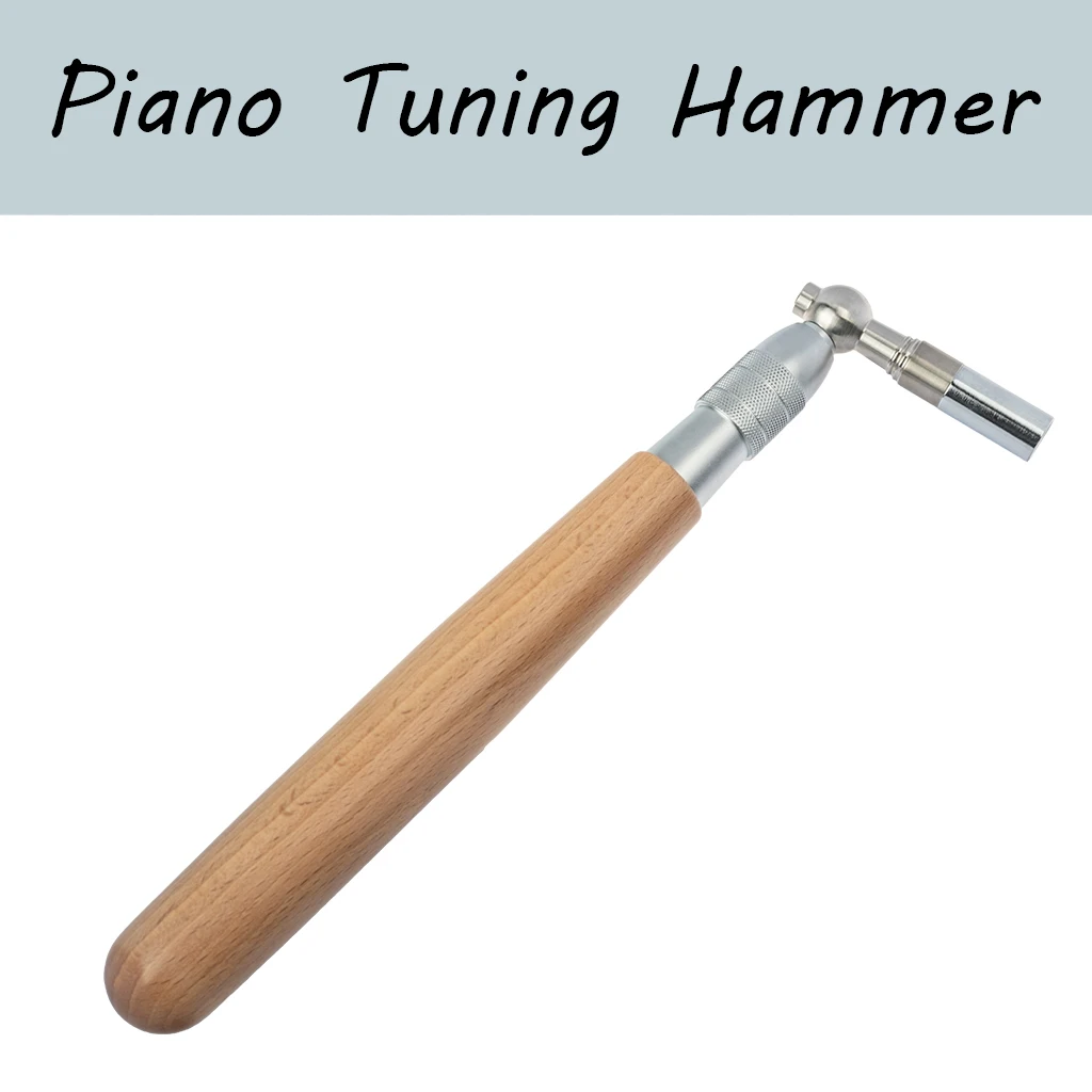 

Piano Tuning Hammer Solid Maple Handle Octagon Core Stainless Steel Hammer Piano Tools