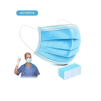 

3 Plys face mask mouth mask breathing mask air mask PM2.5 respirator