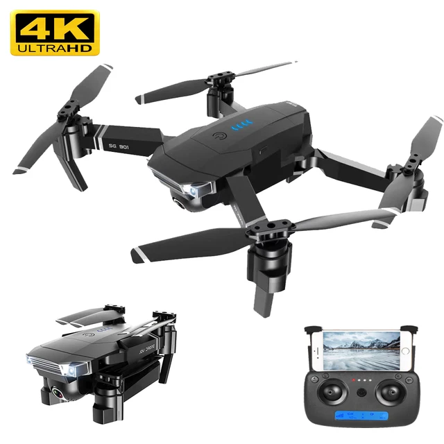 $US $51.48 Drone 4K SG901 Rc camera HD 1080P WiFi fpv drone with camera quadcopter flight 20 minutes follow me