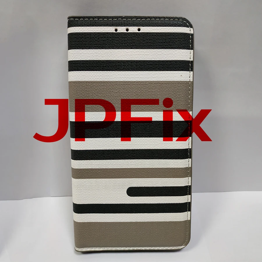 

Phone Case For Samsung Note 5 Back Cover Shell For N9200 Stripe Leather Flip Case