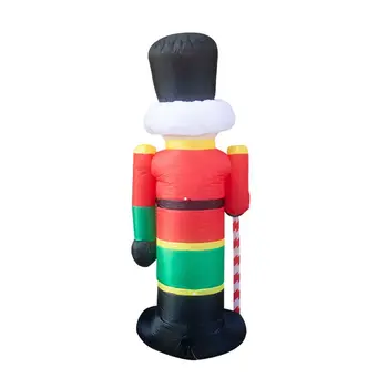 

8 Feet Christmas Inflatables Giant Christmas Xmas Inflatable Nutcracker outdoor 72XF