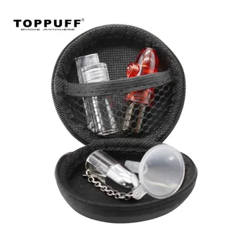 

Snuff Set Glass Snuff Sniffer Snorter Dispenser + Glass Pill Bottle + Plastic Funnel + Snuff Jar With Spoon