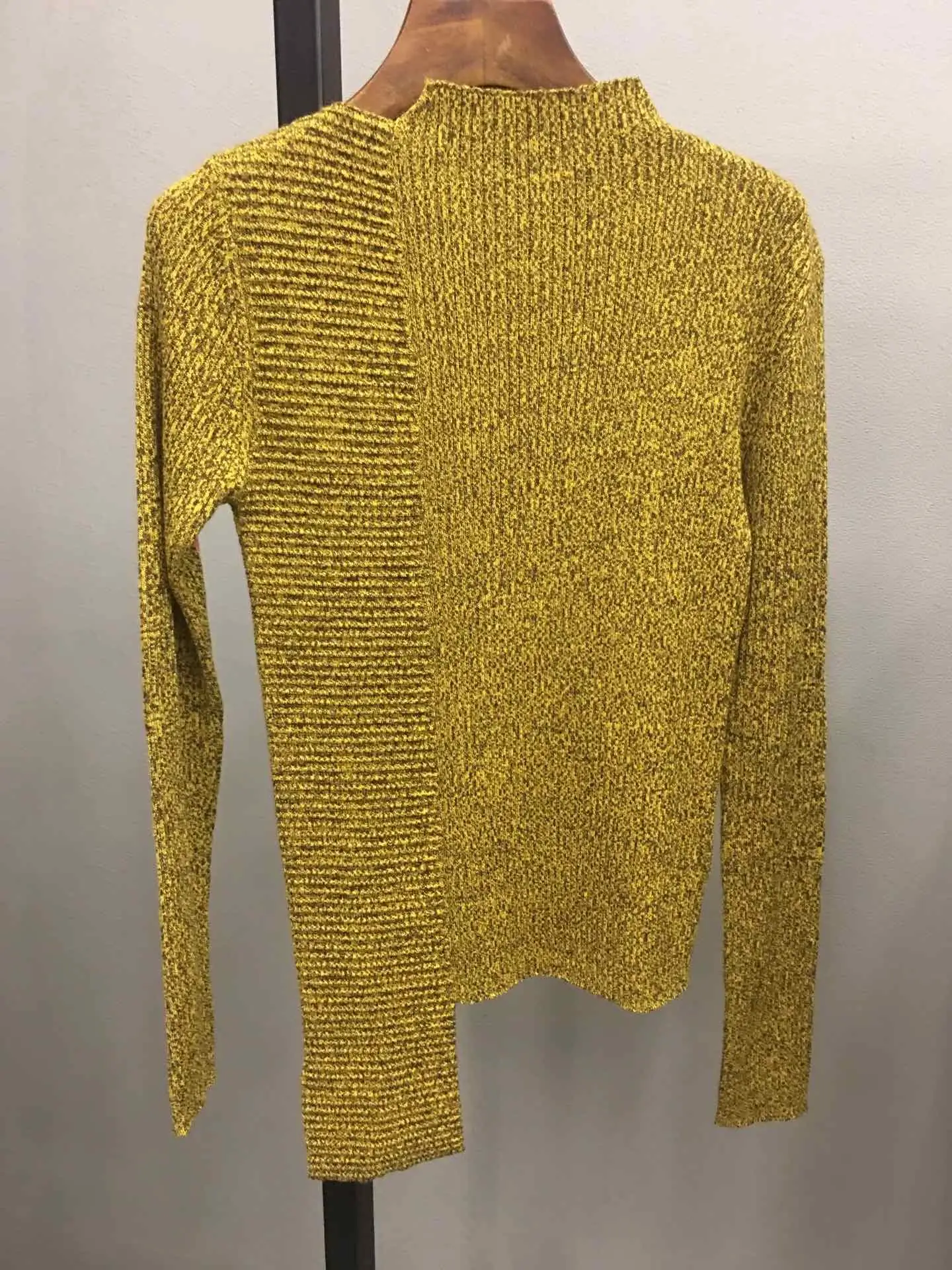 

2019 new ladies fashion long sleeve sexy irregular sleeves sweater 0909