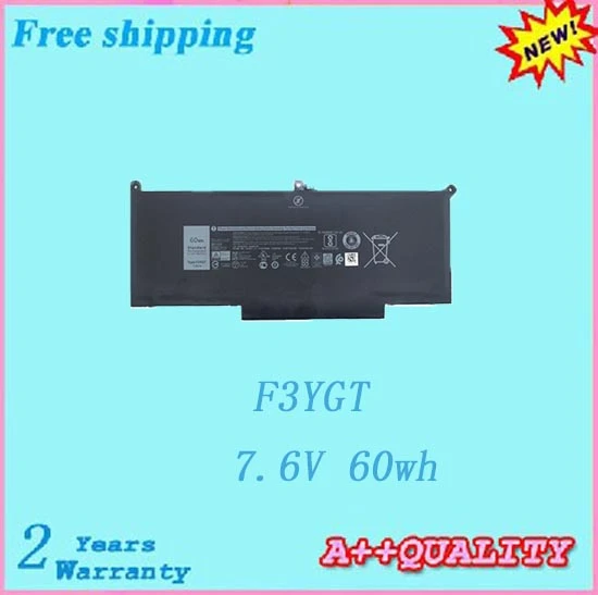 100 Brand New F3ygt Battery For Dell Latitude 12 7000 7280 7480 Notebook Batteries Free Shipping Laptop Batteries Aliexpress