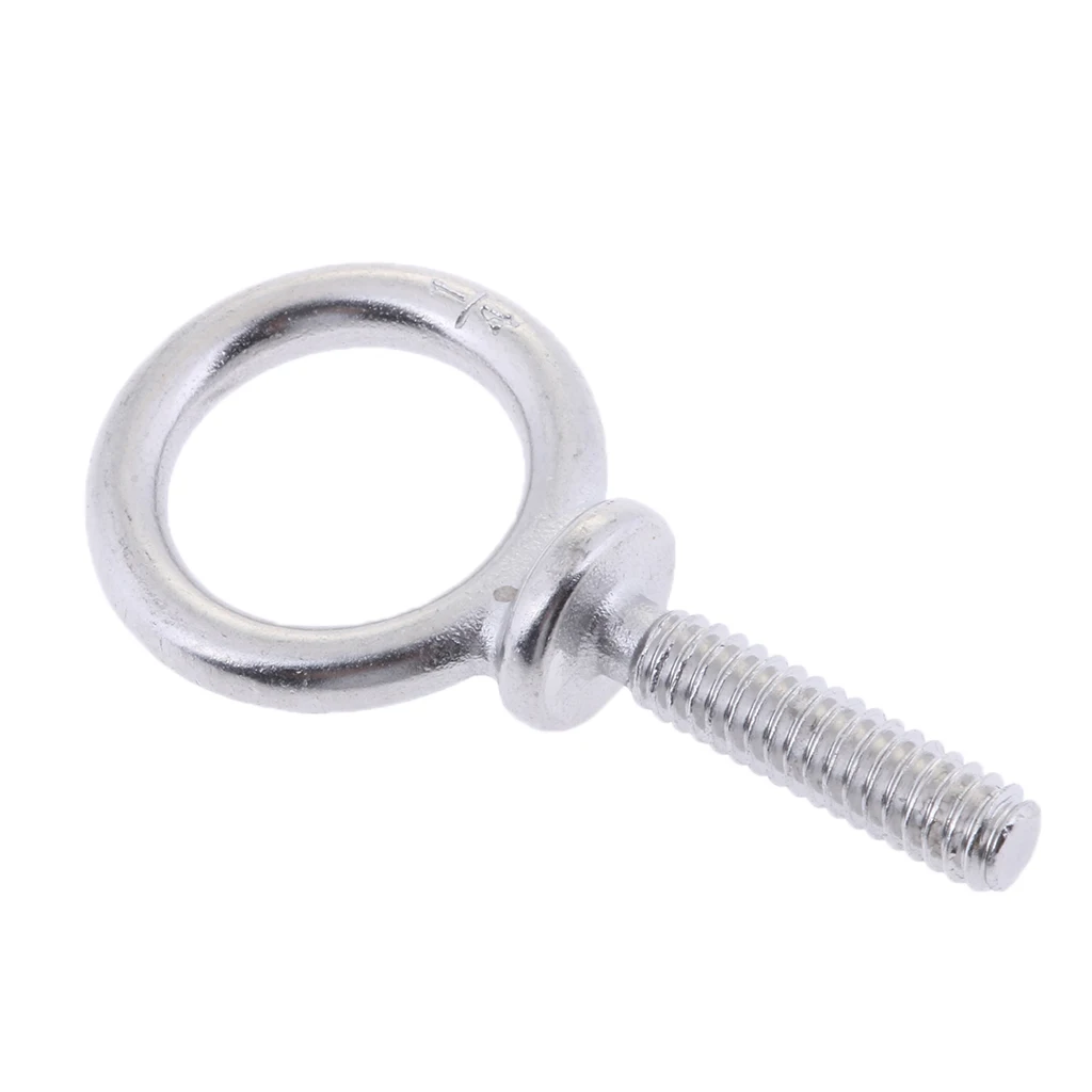 304 Stainless Steel Lifting Eye  Ring Shape Screws Nuts Part M4
