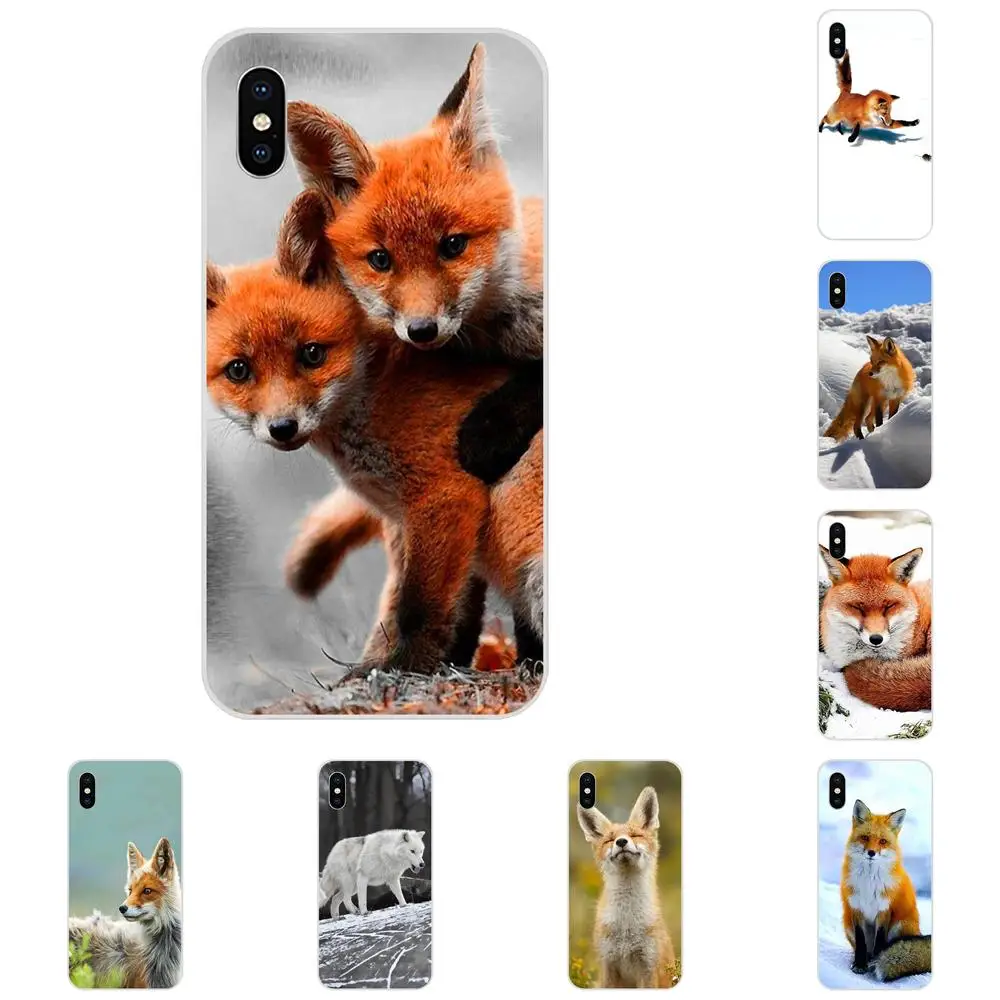 

Cute Winter Fox TPU Protective Case For Xiaomi Redmi Mi 4 7A 9T K20 CC9 CC9e Note 7 9 Y3 SE Pro Prime Go Play