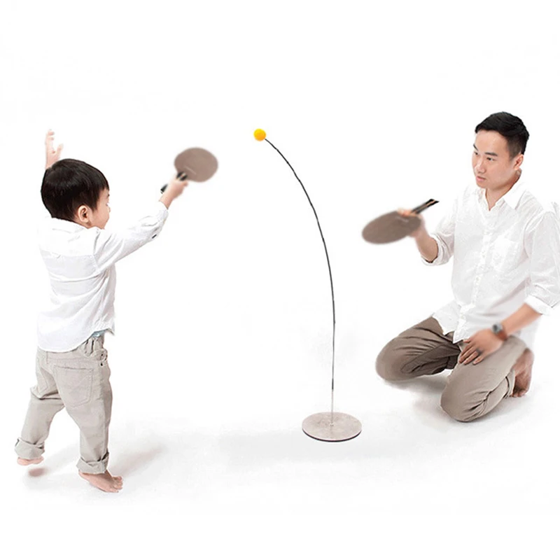 

Robot Table Tennis Trainer Padel Racket Flexible Shaft Ping Pong Ball Training Machine Accessories Without Rackets