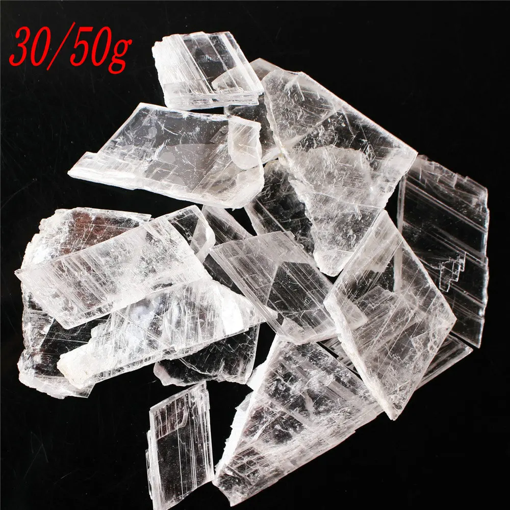 Blanco 50G SDJH 50G Natural Transparente Blanco Calcita /Óptica Mineral Esp/écimen Curativo Cristal Cuarzo Piedra Decoraci/ón del Hogar