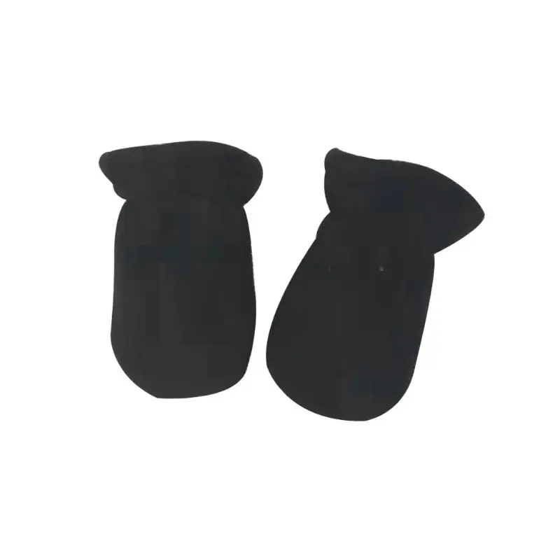 Black-6-18 Month Модные Детские флисовые перчатки, осенне-зимние лыжные теплые варежки для маленьких мальчиков и девочек, перчатки для малышей от 6 месяцев до 5 лет - Цвет: Black-6-18 Month