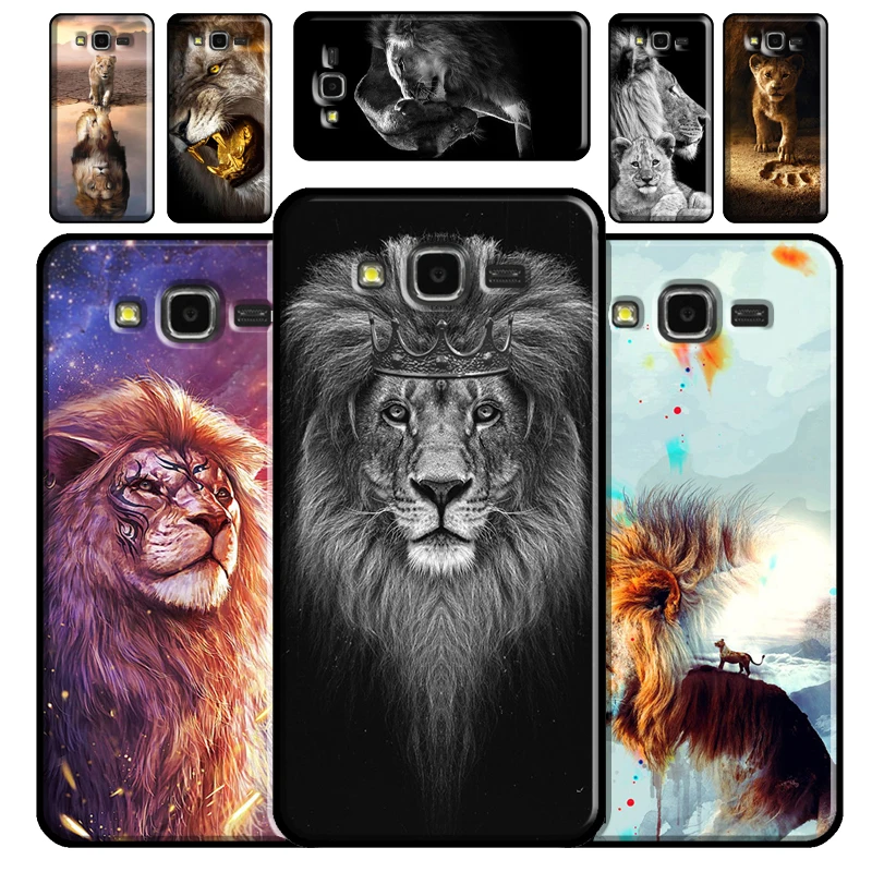 Cool King Lion Phone Case For Samsung Galaxy J1 J3 J4 J5 J6 J7 J8 2018 A7 A9 A6 A8 Plus A3 A5 2016 2017 | Мобильные телефоны и