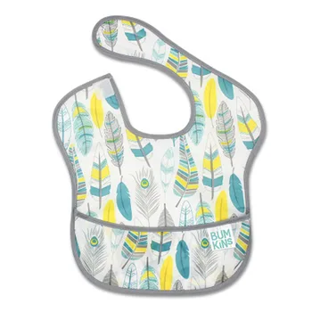 

Feather Polyester Baby Bibs Bandana Bib for Baby Scarf Feeding Drool Slab Waterproof Children's Apron Baby Girl Boy Bib Burp