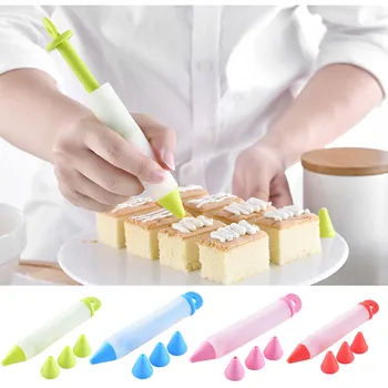 

Silicone Food Writing Pen Chocolate Cake Decorating Tools Cream Cup Icing Piping Dessert Decorator Cake Tool Easy to use