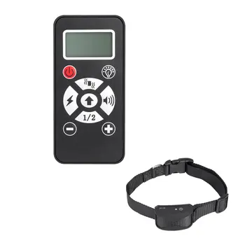 

Portable Adjustable Intensity Waterproof Rechargeable Static Shock Vibration Beep Flashing Modes Remote Dog Training Collar