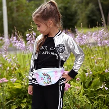 Красочные сумки на пояс с единорогом, блестящая нагрудная сумка с блестками, спортивная сумка на талию для путешествий, сумка на талию для милой девушки, органайзер для денег, телефона, сумки на талию