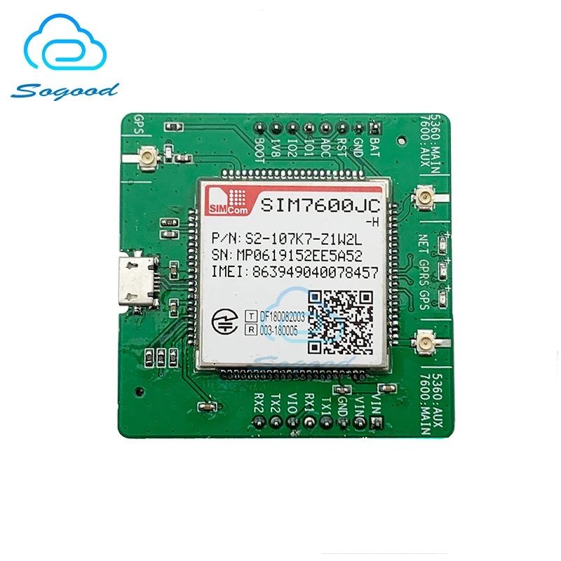 SIMCOM SIM7600JC H breakout board с 4G PCB + GPS антенной CAT 4 LTE модуль для Японии mini kit| |