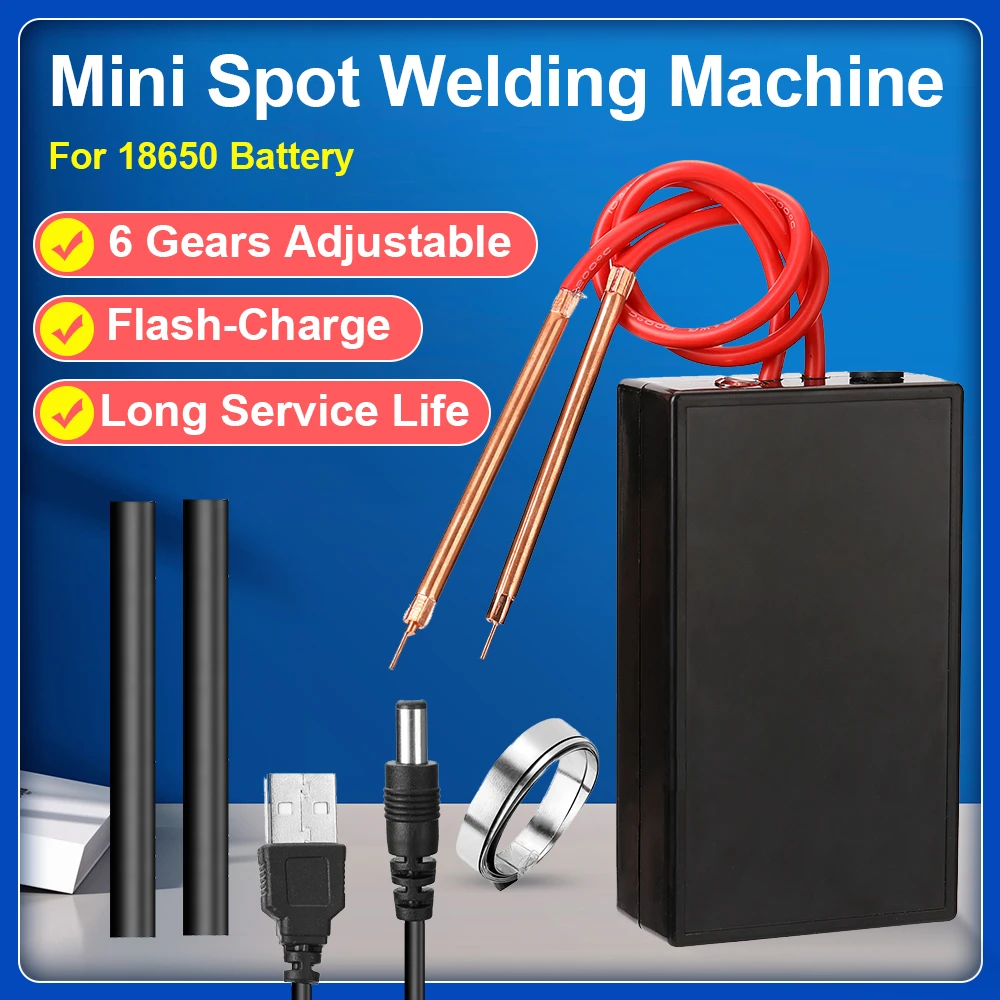 Tools Welding Equipment Spot Welder Portable 6 Gears Adjustable Mini