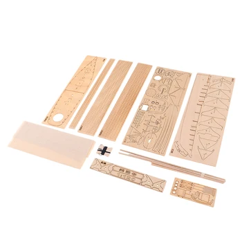 

19th Century Racing Yacht America 16" Wood Detailed Model Kit 410x60x400mm