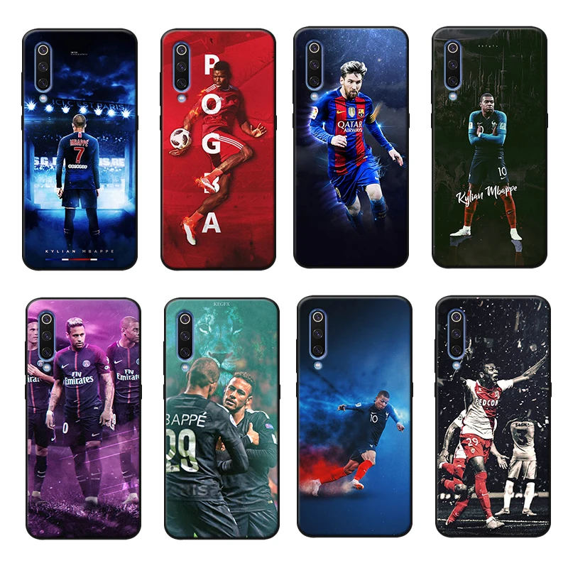 

For samsung galaxy a50 a70 a30 a40 a20 s8 s9 s10 plus Clear Soft Silicone Phone Case player Mbappe