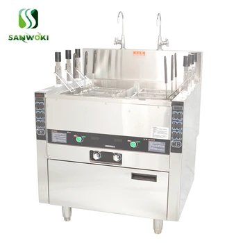 

100L Noodle stove Electric Noodle boiler Six-hole Multifunction automatic lifting noodle cooking machine plus noodle cooker