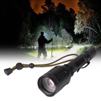 

Tactical Zoomable LED 18650 Flashlight Torch Lamp Light 5 Mode Super Bright Torch Lamp Flashlight 5-mode For Outdoor