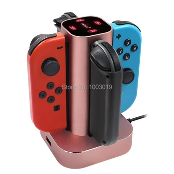 

Nintend Switch Dock Accessories Metal Charger Charging Dock Station Nintendoswitch For Nintendo Switch 4 Joycon Game