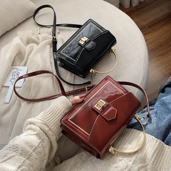 

Brand original design Bag For Women Brand Original Design 2020 Square Bag Simple Single Shoulder Messenger Bag