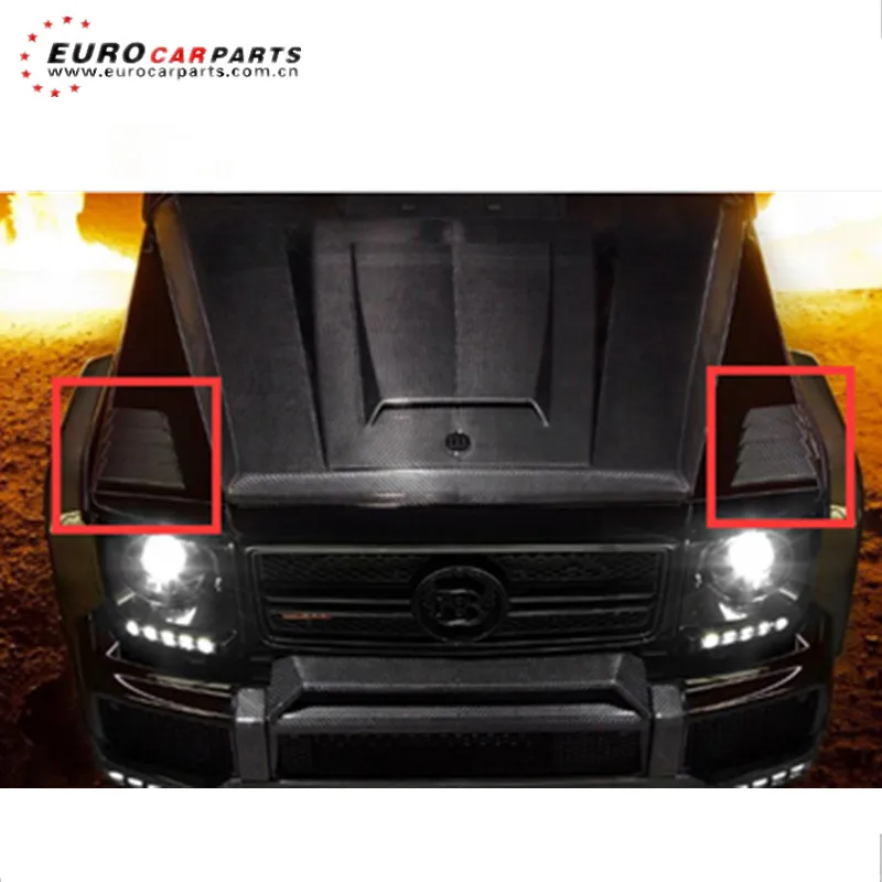 G класс w463 B Стиль капот боковые отверстия для W463 G350 G500 G55 G63 G65 Капот Передняя