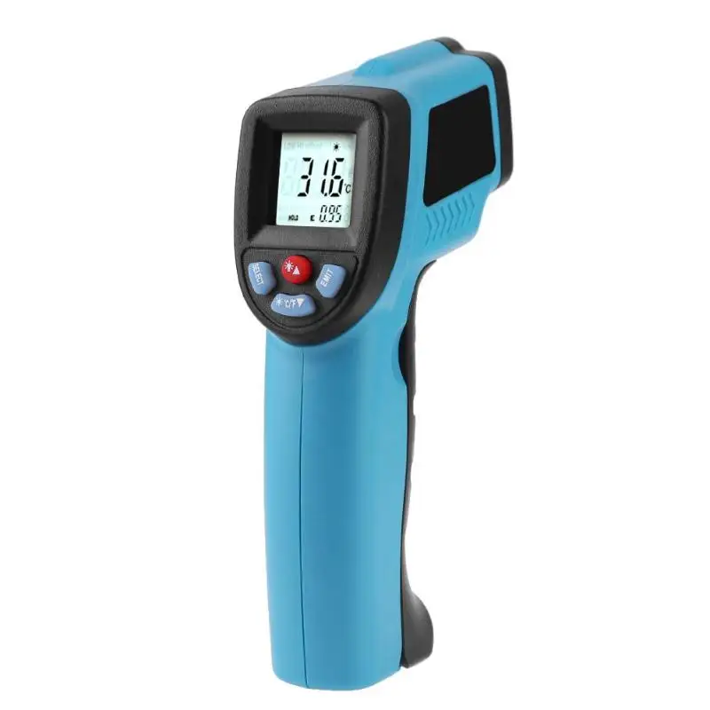 GM320-50-380 цифровой градусный бесконтактный термометр lcd цифровой ИК инфракрасный лазерный термометр Температурный датчик тестер G - Цвет: as show