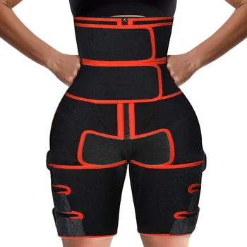 

2020 New Leg Shaper Tightening Slimming Sheath Belt Waist Trainer Tummy Control Shapewear Sweat Shaper Waistband Reduction Belts