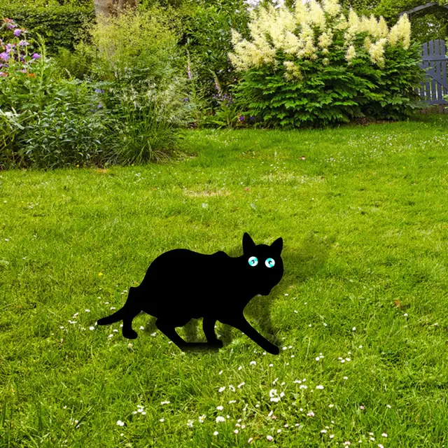 Macska Kerti Tét Valósághű Vízálló Állati Dekoráció Az Udvarok Háztáji Pázsitjainak Újrafelhasználható Időjárásálló Dekorációja - Image 3