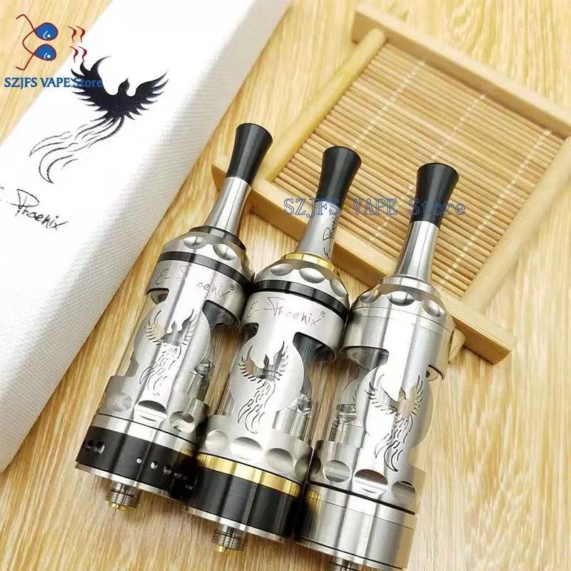 YFTK Phoenix Fire Bird RTA RBA перестраиваемый капающий атомайзер резервуар ego 510 классический