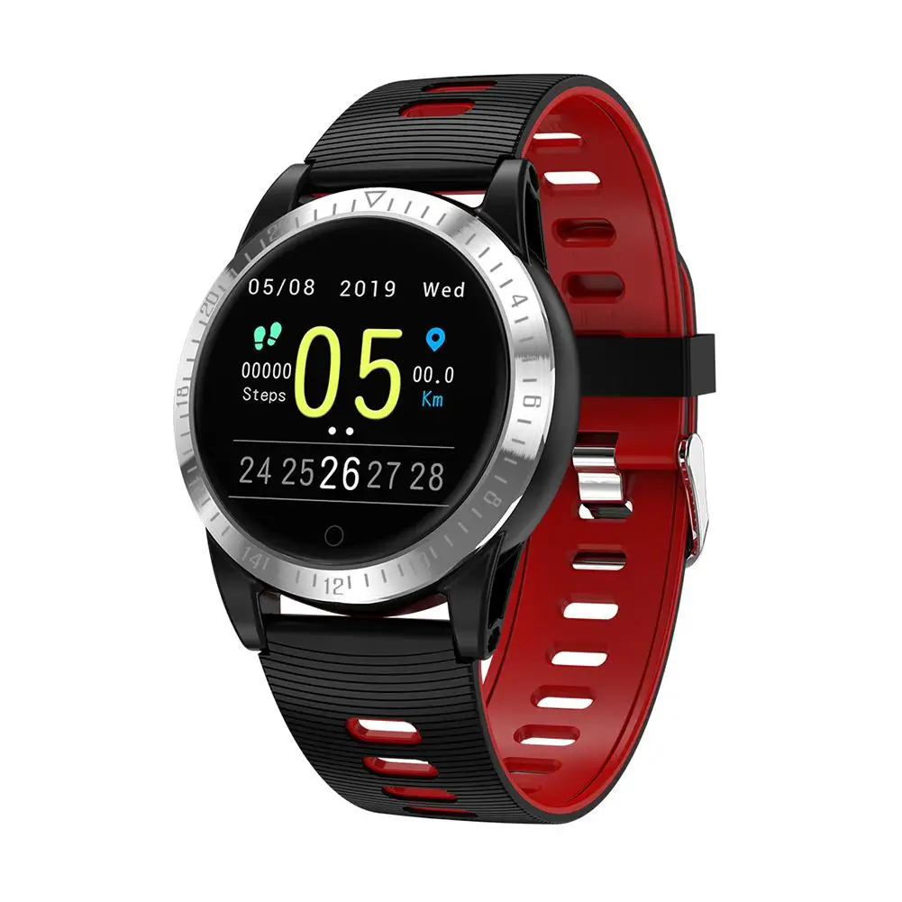 AK19 Smart Bracelet Watch Men Women Round Watch Heart Rate Blood Pressure Fitness Tracker Waterproof Smart Watch For Phone