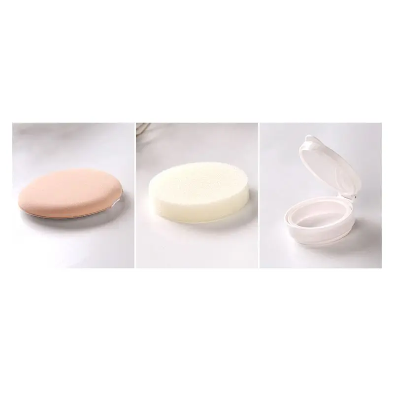 Empty Air Cushion Loose Powder Puff Box BB Cream Container With Mirror Cosmetic Accessory Makeup Tool