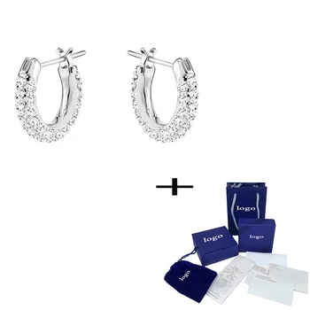 

Fashion Simple High Quality New Gems Exquisite Wild Multicolor Earrings Elegant Woman Jewelry Memorial Gift Unique Retro